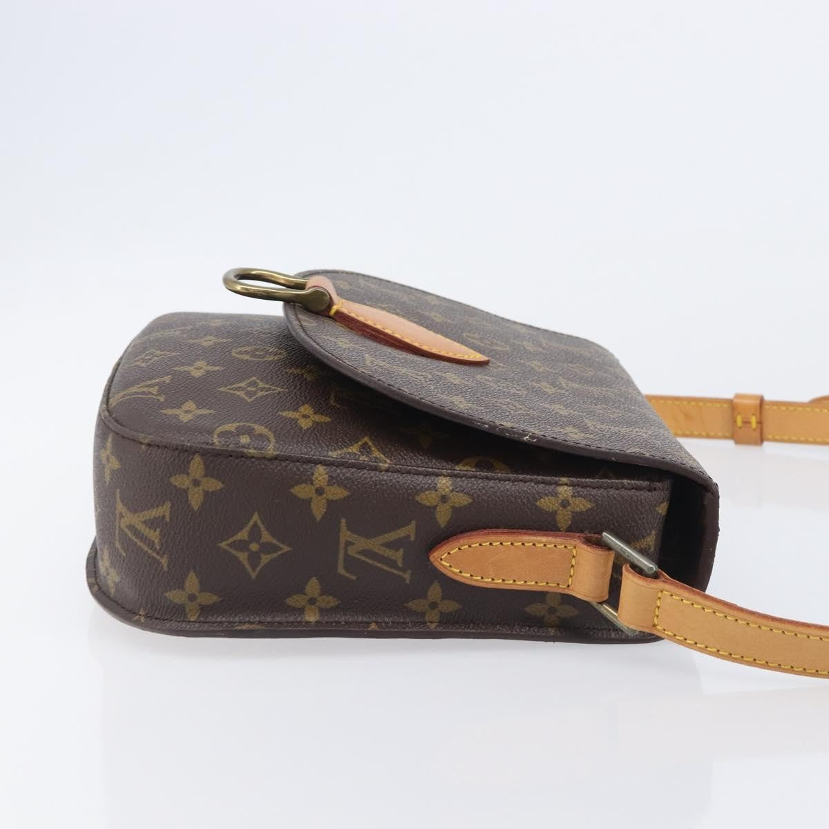 Louis Vuitton Saint Cloud Monogram Canvas, Brown, Canvas, Handbag