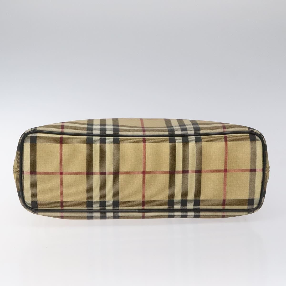 Burberry Nova Check Tote canvas check pattern, Beige, Canvas, Tote Bag