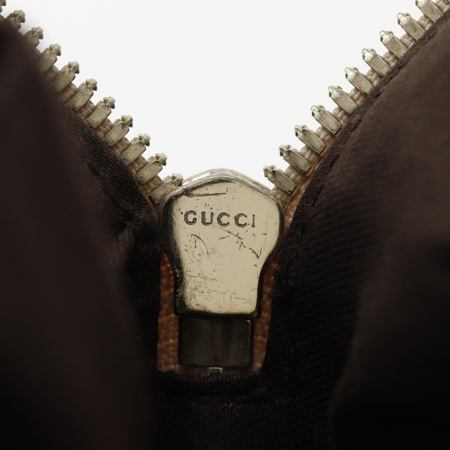 Gucci Princy Boston GG Canvas and leather, Beige, Canvas, Handbag