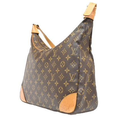 Louis Vuitton Boulogne Monogram Canvas, Brown, Canvas, Handbag