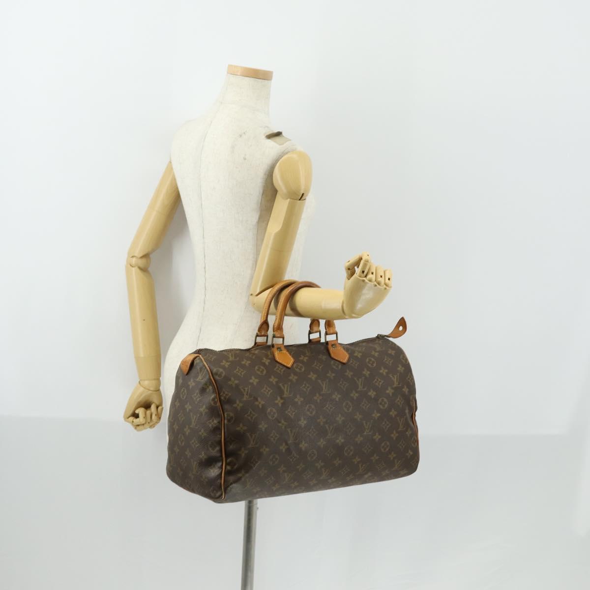 Louis Vuitton Speedy Bandouliere Bag Monogram Canvas, BROWN, CANVAS, Handbag
