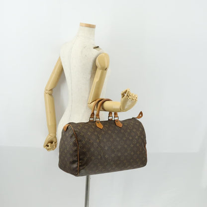 Louis Vuitton Speedy Bandouliere Bag Monogram Canvas, BROWN, CANVAS, Handbag