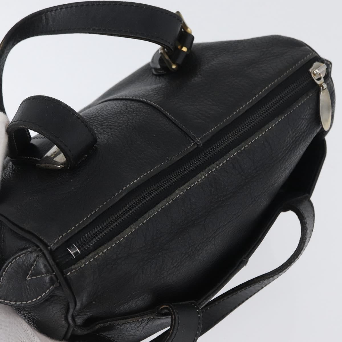 Burberry Vintage Leather, Black, Leather, Handbag
