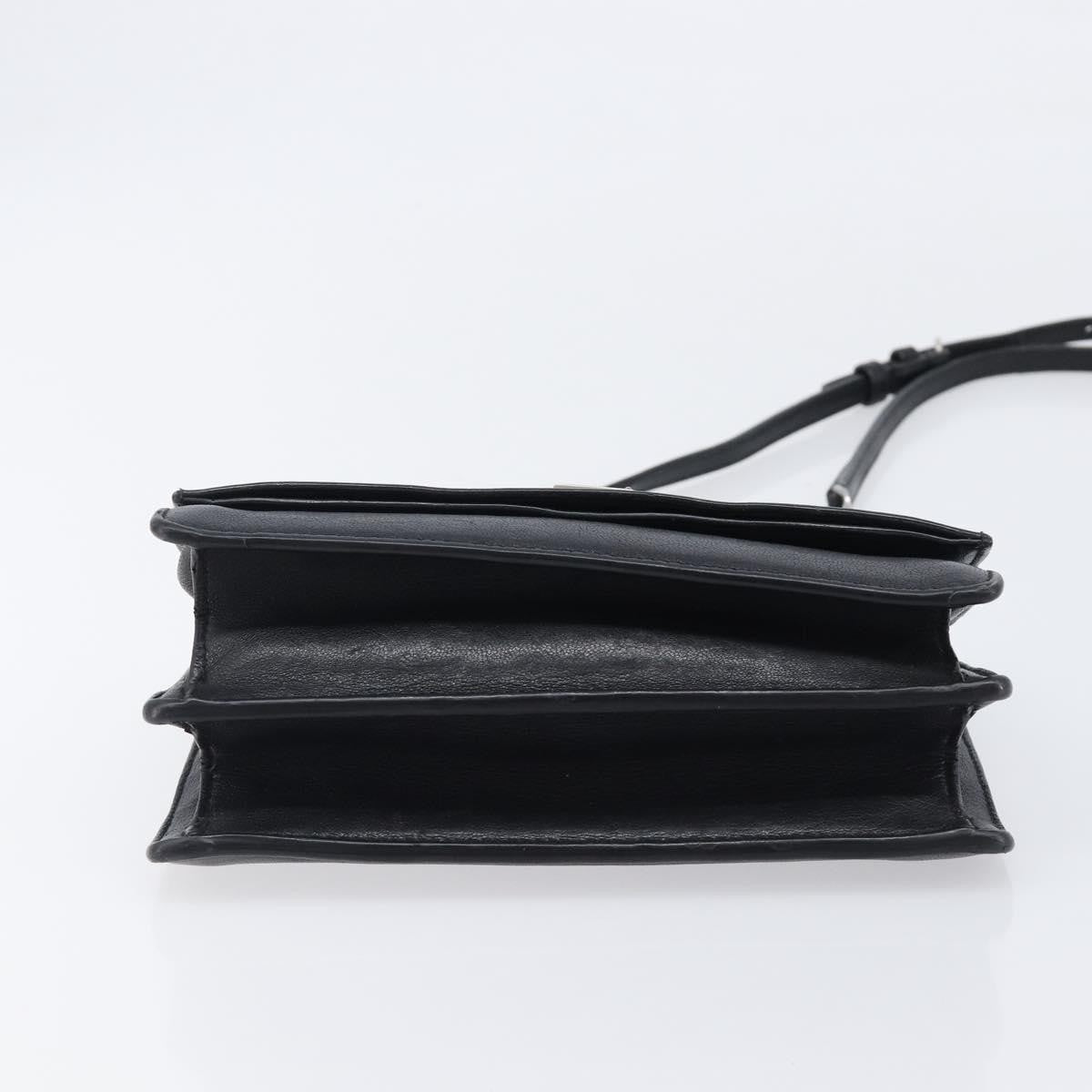 Saint Laurent Kate Box Leather, Black, Leather, Handbag