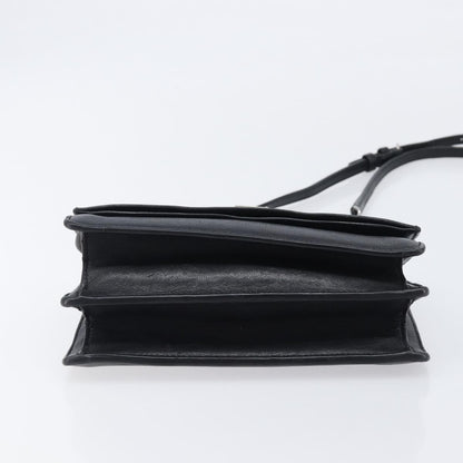 Saint Laurent Kate Box Leather, Black, Leather, Handbag