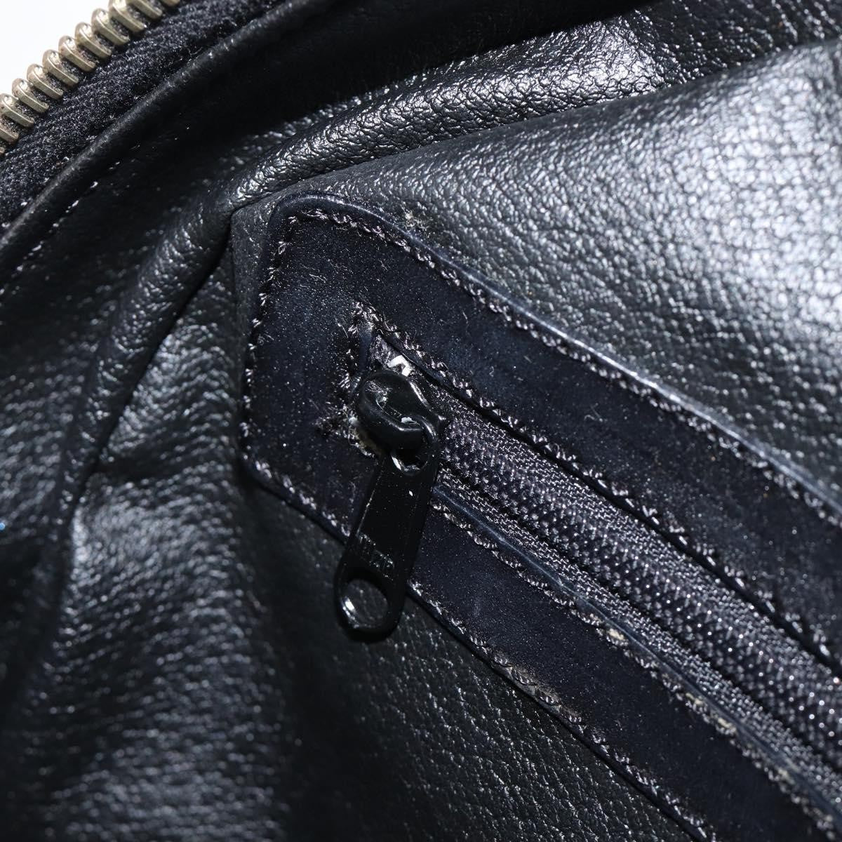 Celine Top Handle Leather, Black, PVC, Handbag