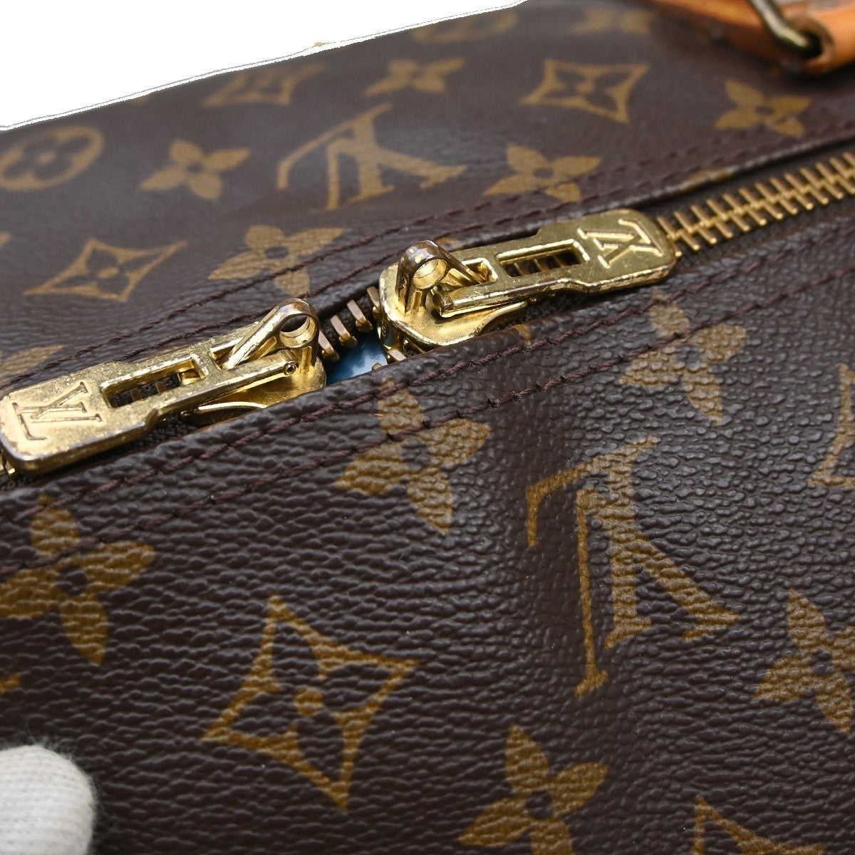 Louis Vuitton Keepall Monogram, Brown, Canvas, Travel Bag