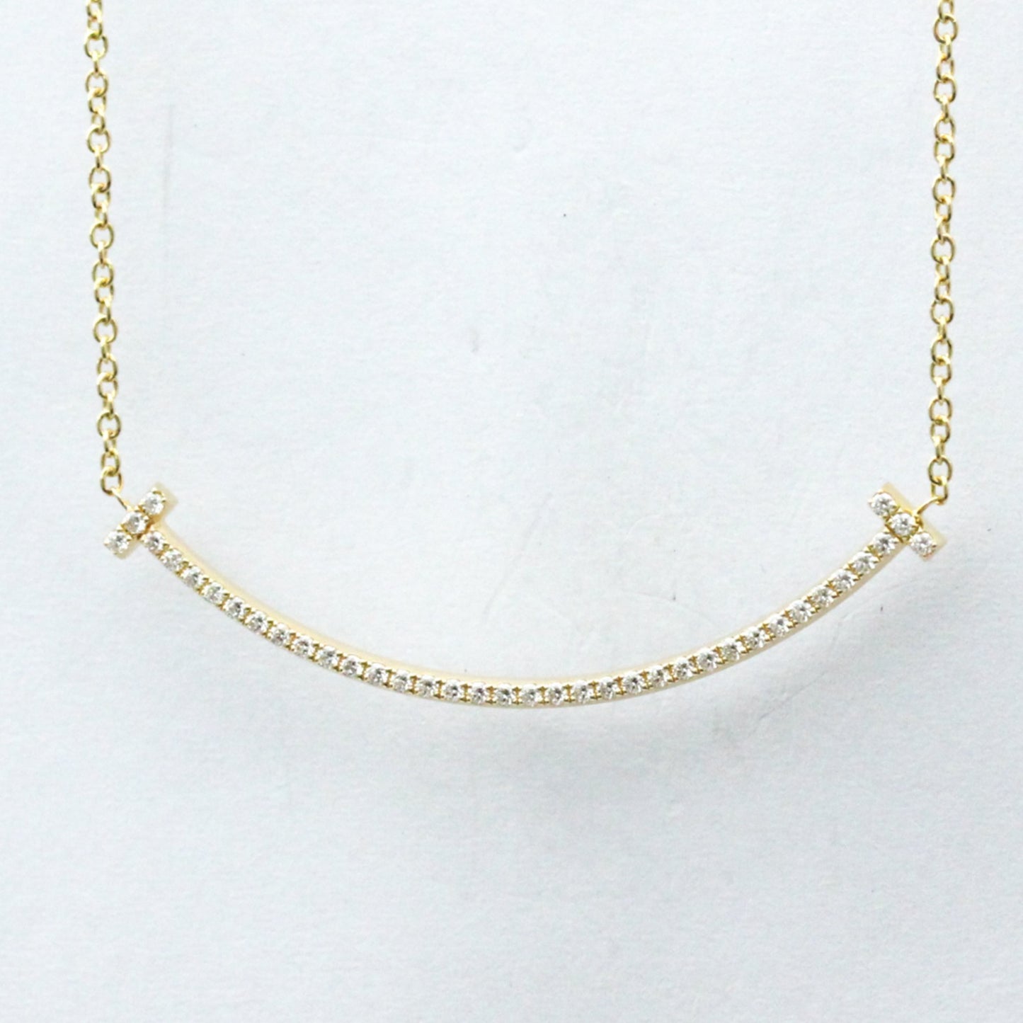 Tiffany & Co Smile, Gold, Yellow Gold, necklace