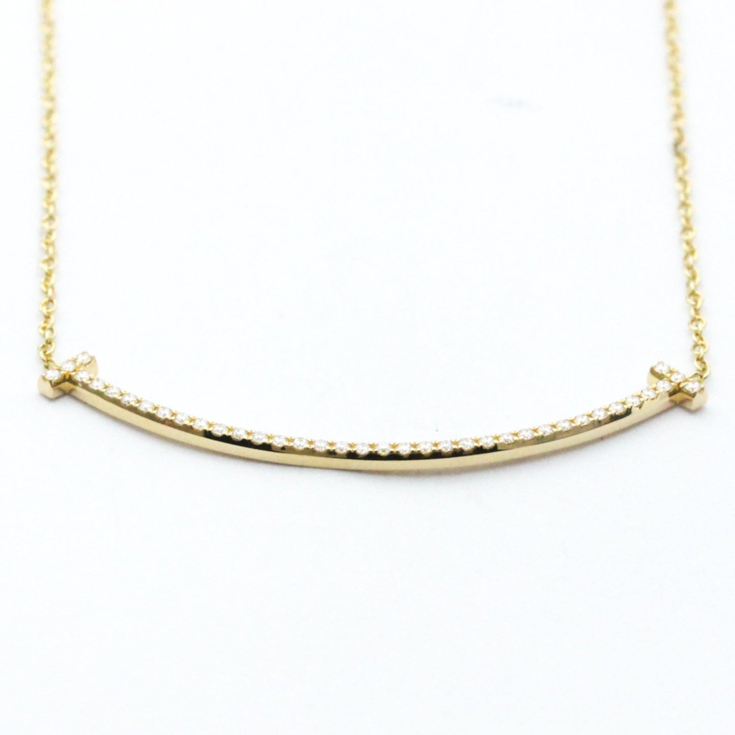 Tiffany & Co Smile, Gold, Yellow Gold, necklace