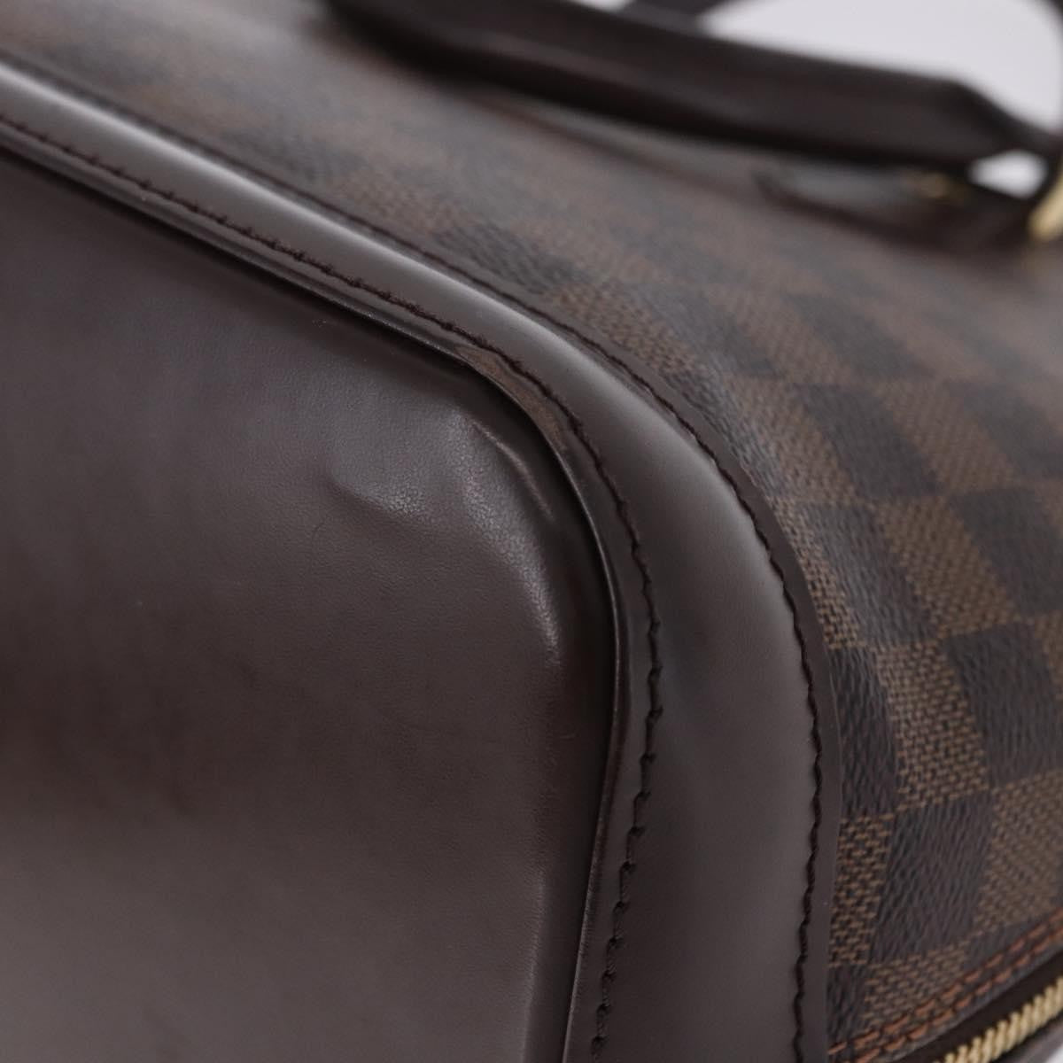 Louis Vuitton Alma Damier, Brown, Canvas, Handbag