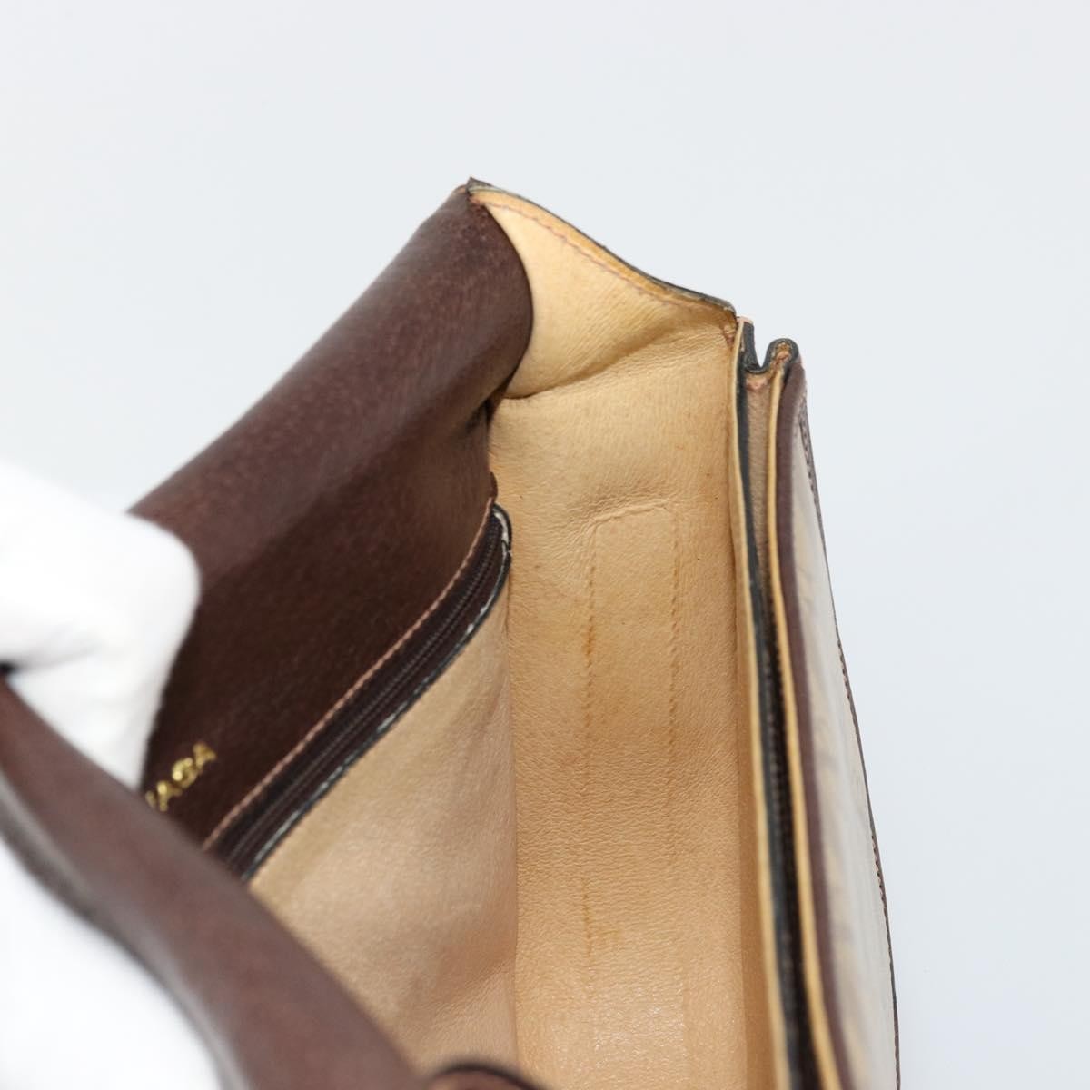 Balenciaga B. Shoulder Leather, Beige, Canvas, Shoulder Bag