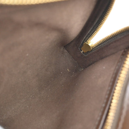 Louis Vuitton Pochette Saint Louis Damier Ebene, Brown, Canvas, Clutch