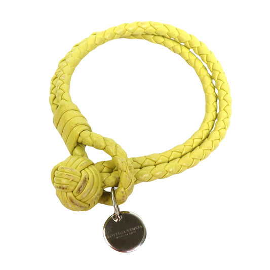 Bottega Veneta, Yellow, Leather, bracelet