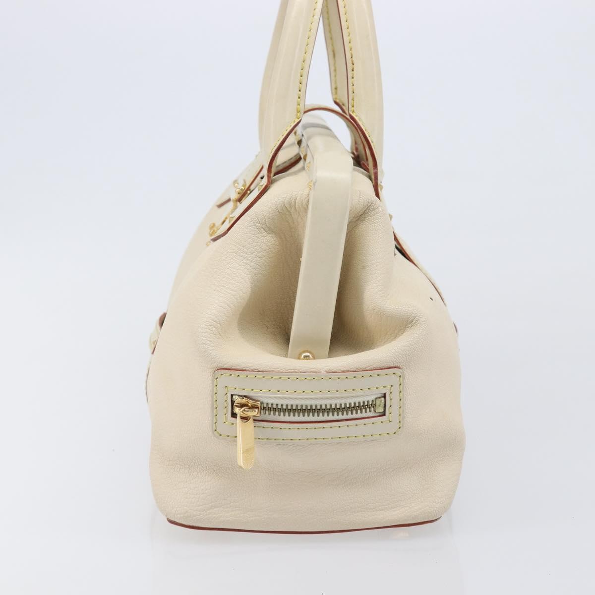 Louis Vuitton Suhali L'Ingenieux Leather, White, Leather, Handbag
