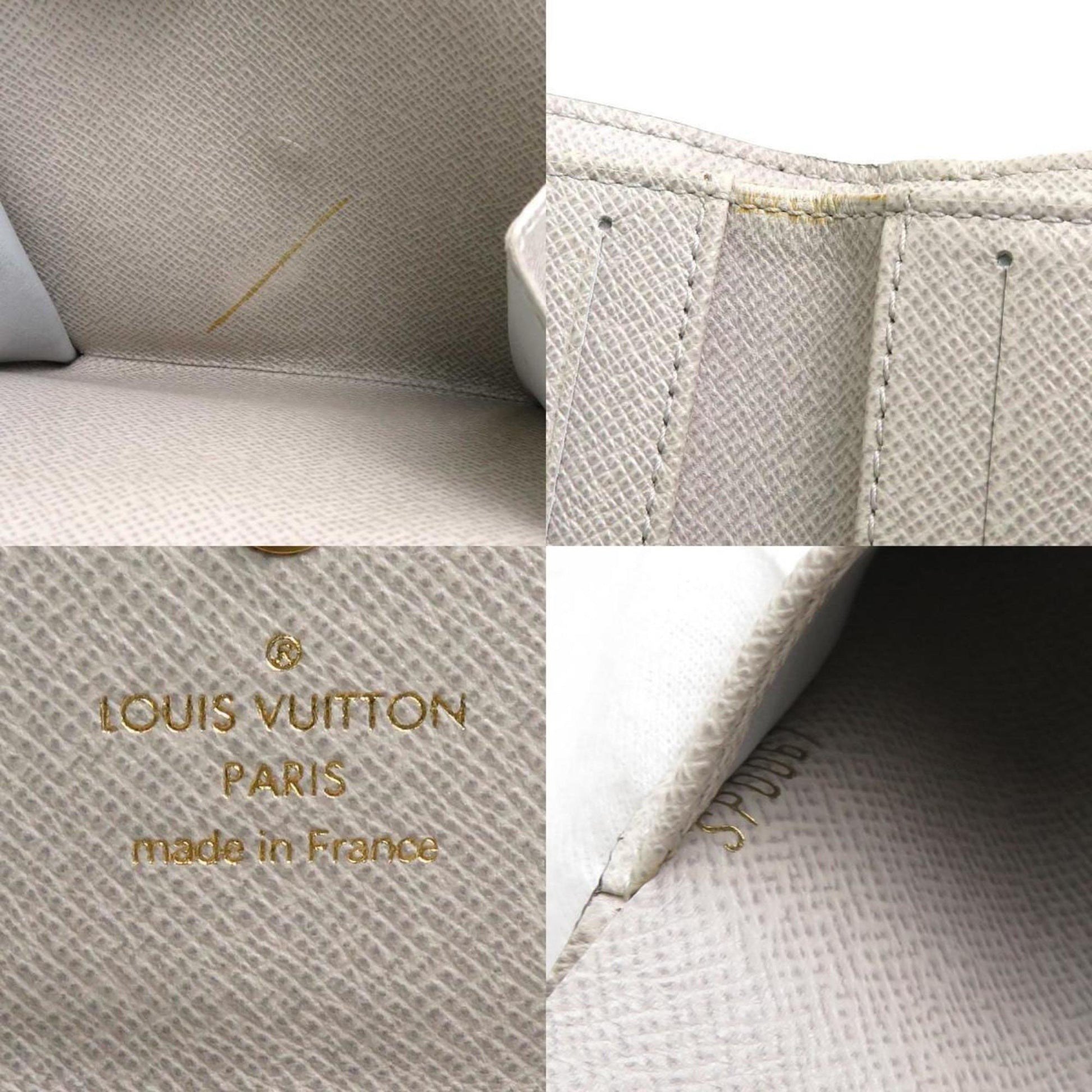 Louis Vuitton Elise, Brown, Canvas, wallet