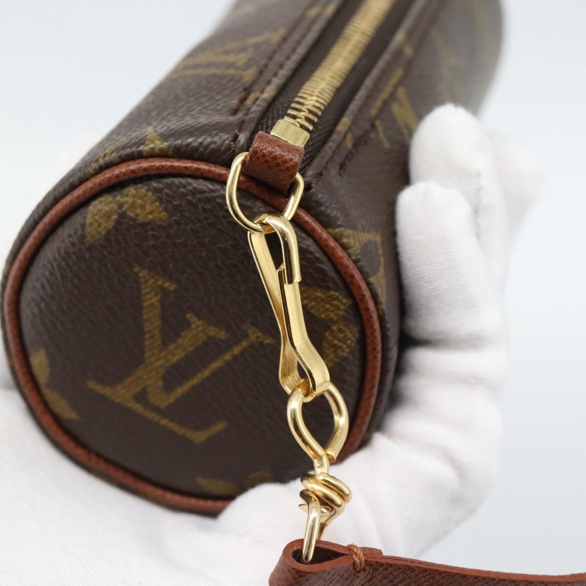 Louis Vuitton Papillon Pochette Monogram Canvas, Brown, Canvas, Clutch