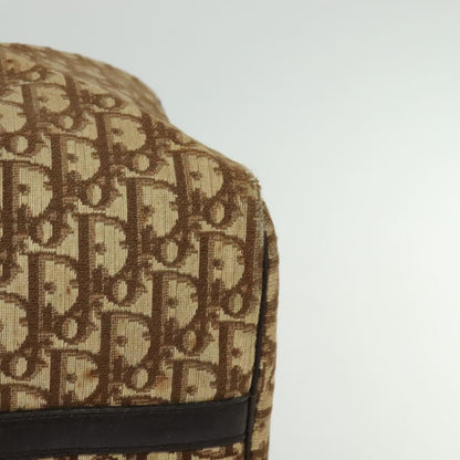 Christian Dior Vintage Trotter Boston Bag Canvas, BROWN, CANVAS, Travel bag