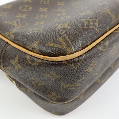 Louis Vuitton Reporter Monogram Canvas, Brown, Canvas, Shoulder Bag