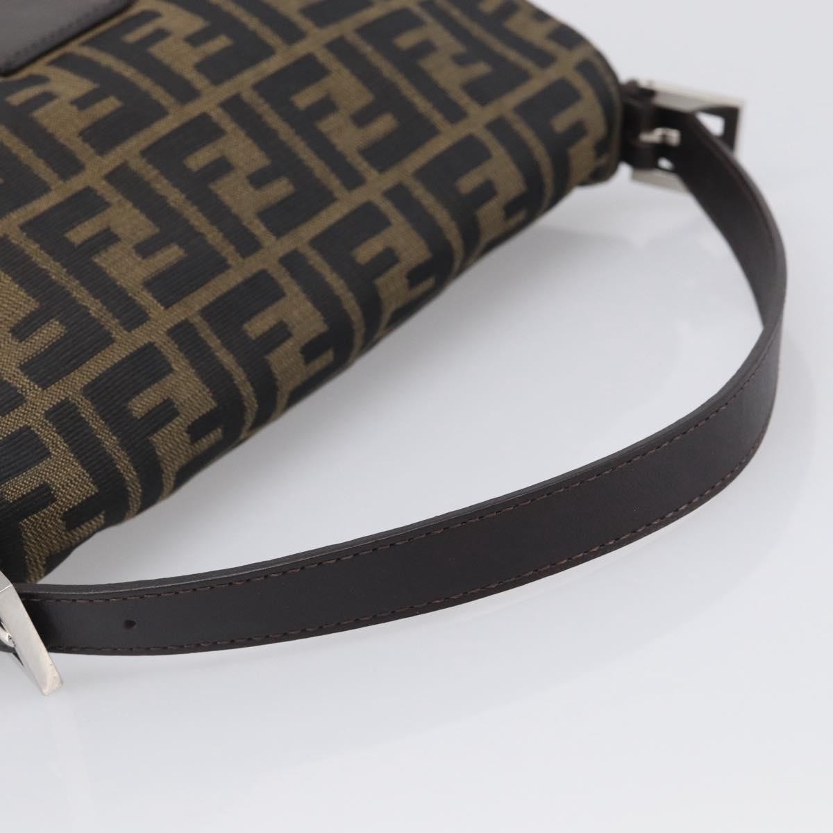 Fendi Mamma Baguette Zucca Jacquard Velvet, Multicolour, Canvas, Shoulder Bag