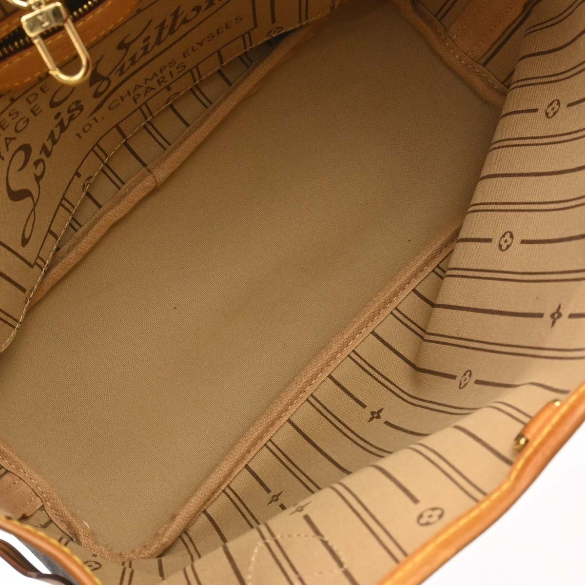 Louis Vuitton Neverfull Monogram Canvas, Brown, Canvas, Tote Bag
