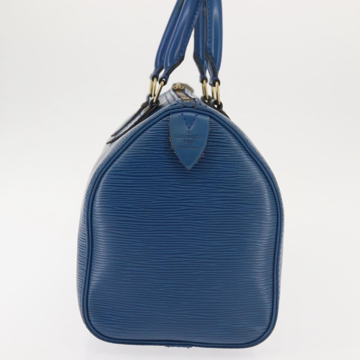 Louis Vuitton Speedy Mini HL Handbag Damier, BLUE, LEATHER, Handbag