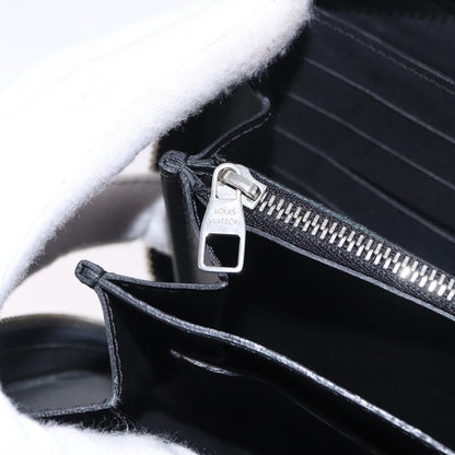 Louis Vuitton Zippy XL Damier Leather, Black, Canvas, Wallet