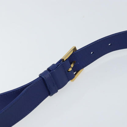 Saint Laurent Chyc Flap Leather, Blue, Leather, Shoulder Bag