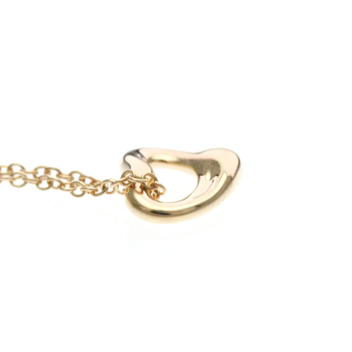 Tiffany & Co. Elsa Peretti Open Heart Pendant 18K Rose Gold, Gold, Pink Gold, Necklace