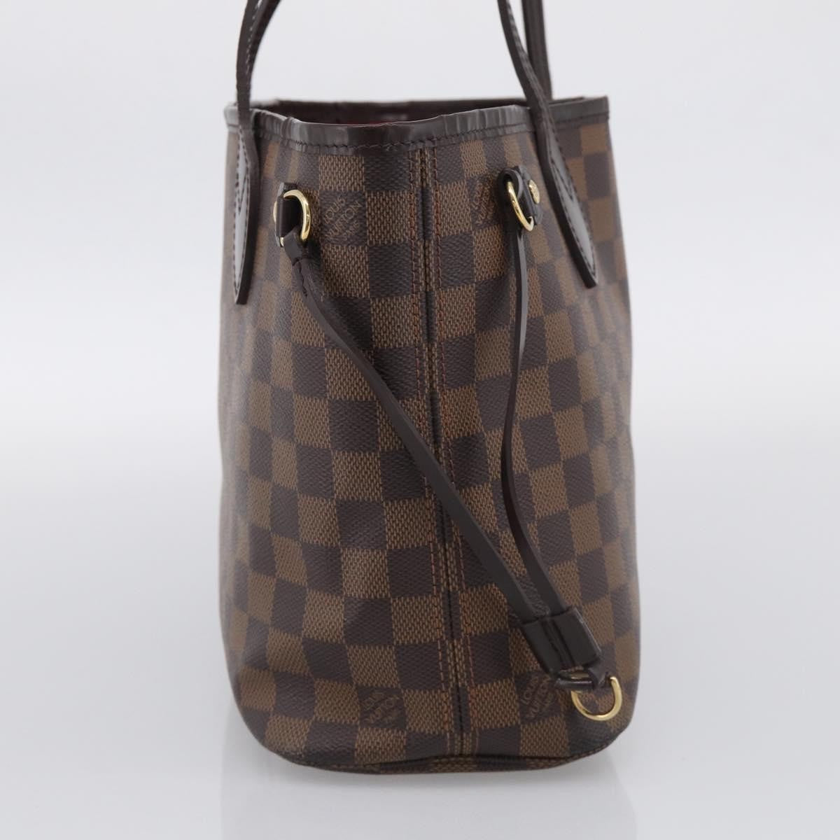 Louis Vuitton Neverfull Damier, Brown, Canvas, Tote Bag
