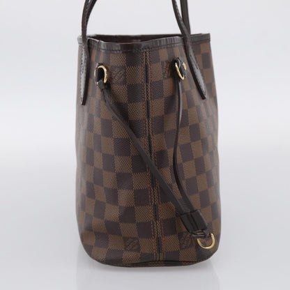 Louis Vuitton Neverfull Damier, Brown, Canvas, Tote Bag