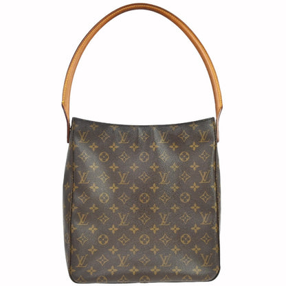 Louis Vuitton Looping Monogram Canvas, Brown, Canvas, Handbag