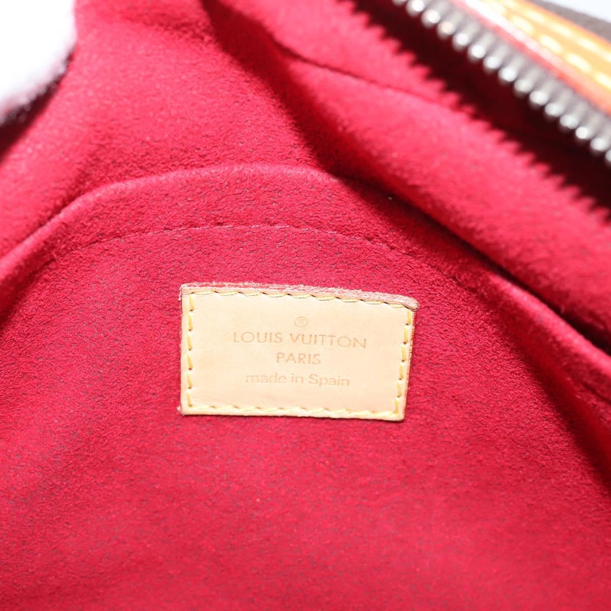 Louis Vuitton Clara Handbag Monogram Canvas, Brown, Canvas, Handbag
