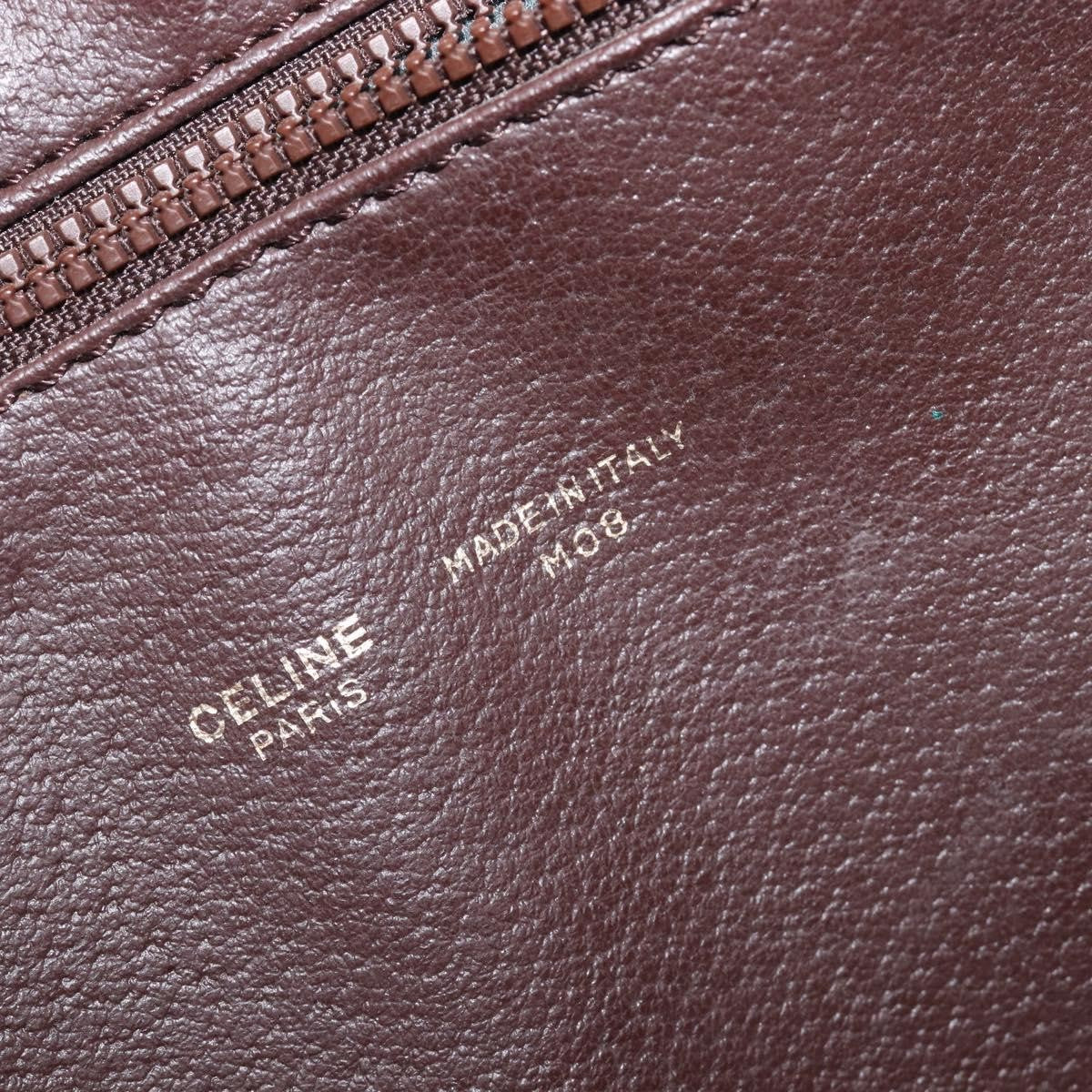 Celine Macadam Canvas and Leather, Brown, Canvas, Tote Bag