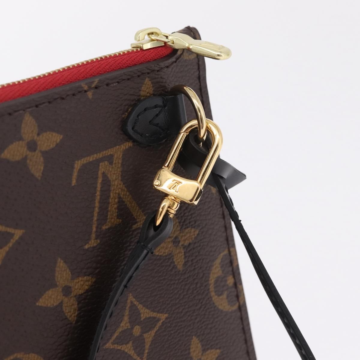 Louis Vuitton Neverfull Pochette Limited Edition World Tour Monogram Canvas, Brown, Canvas, Clutch