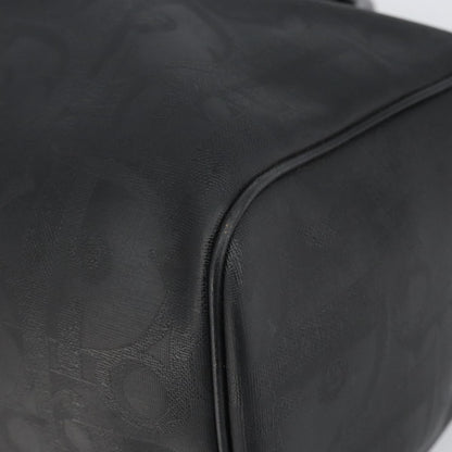 Christian Dior Vintage Trotter Boston Canvas, Black, Canvas, Travel Bag