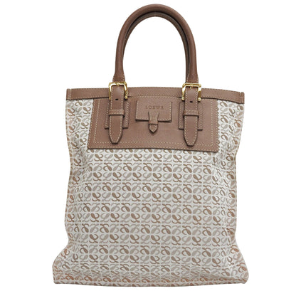 Loewe, Beige, Canvas, tote