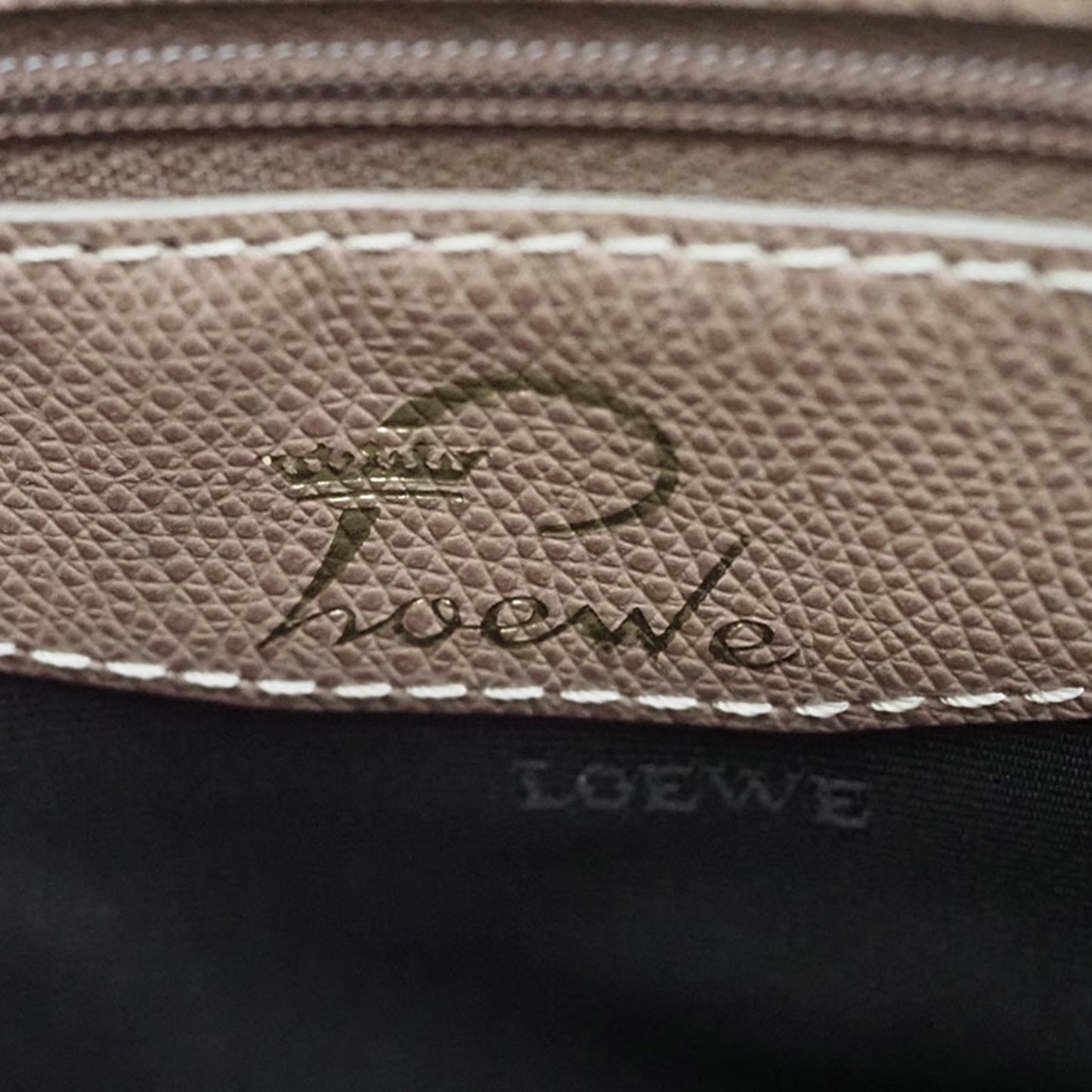 Loewe, Beige, Canvas, tote