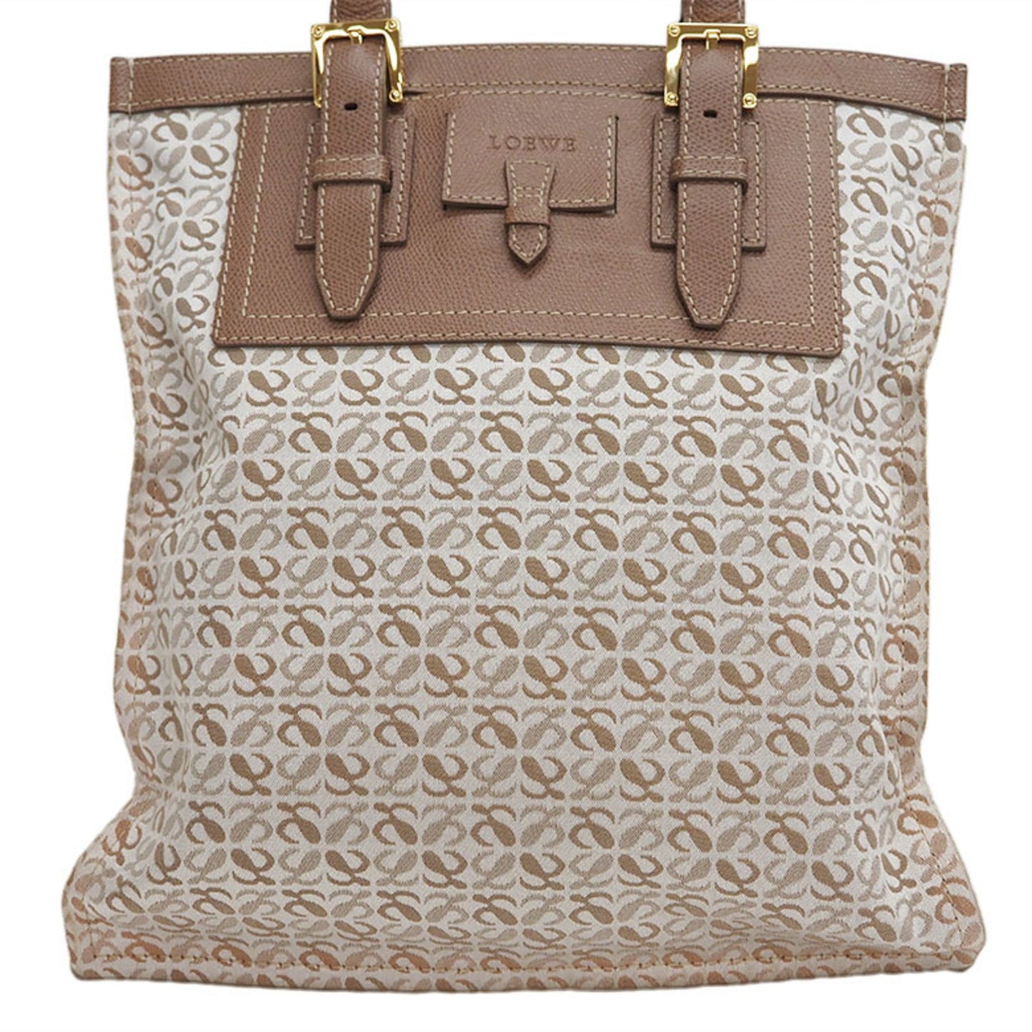 Loewe, Beige, Canvas, tote