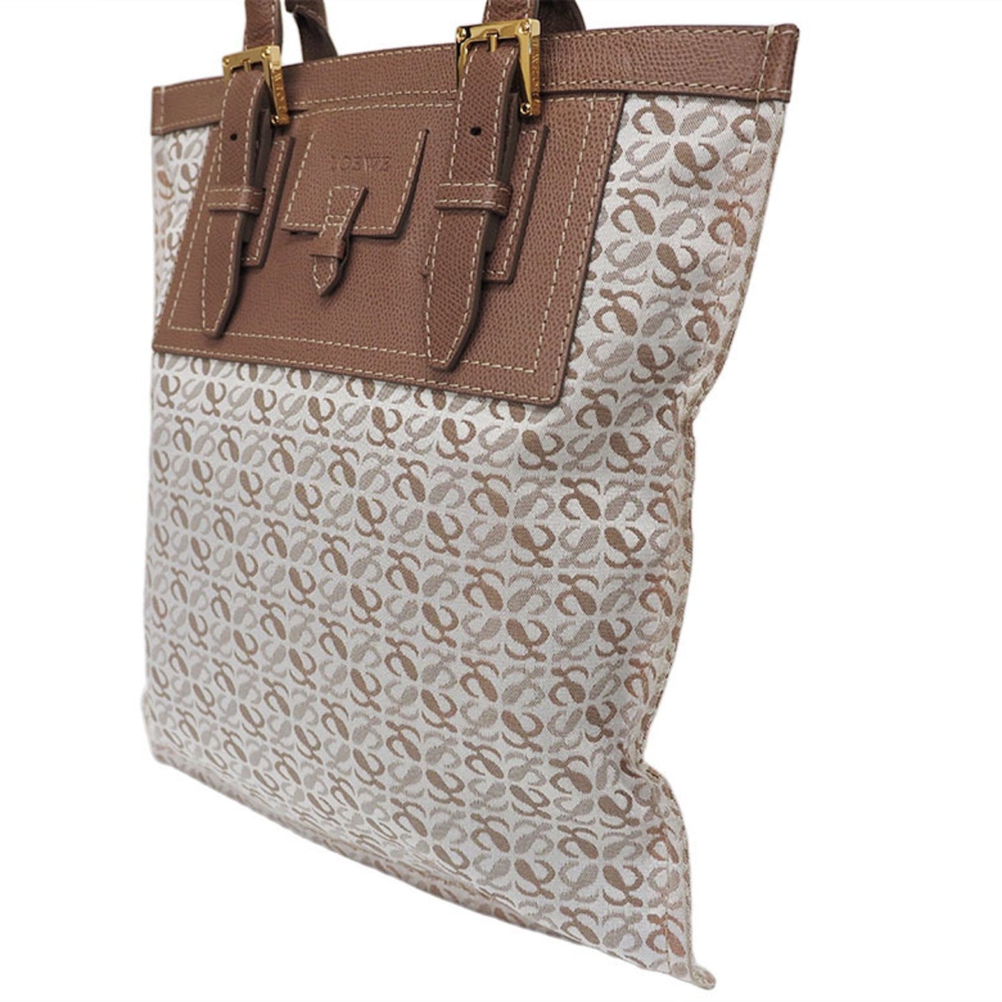 Loewe, Beige, Canvas, tote