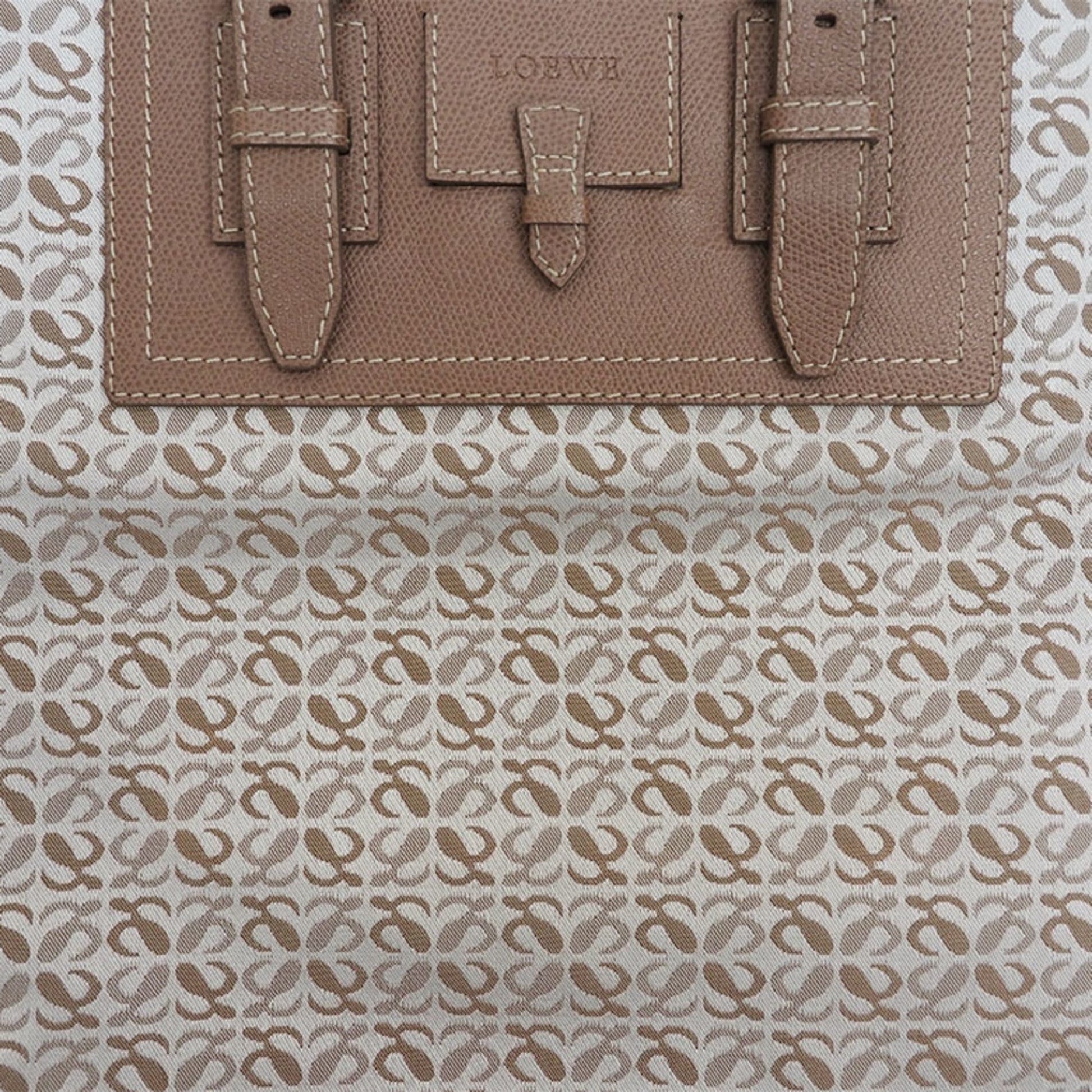 Loewe, Beige, Canvas, tote