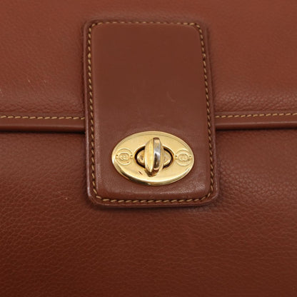 Gucci Vintage Leather, Brown, Leather, Handbag