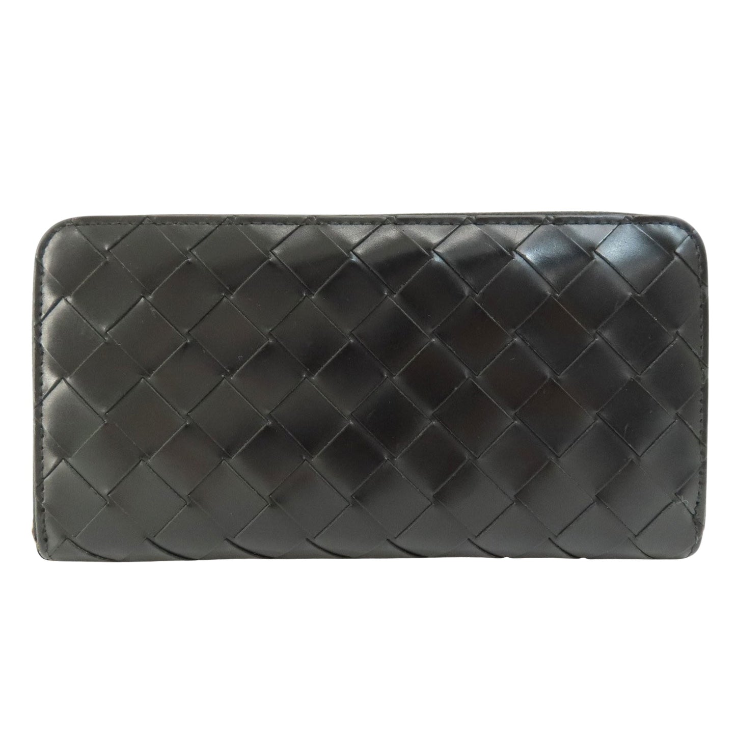 Bottega Veneta Intrecciato, Black, Leather, wallet