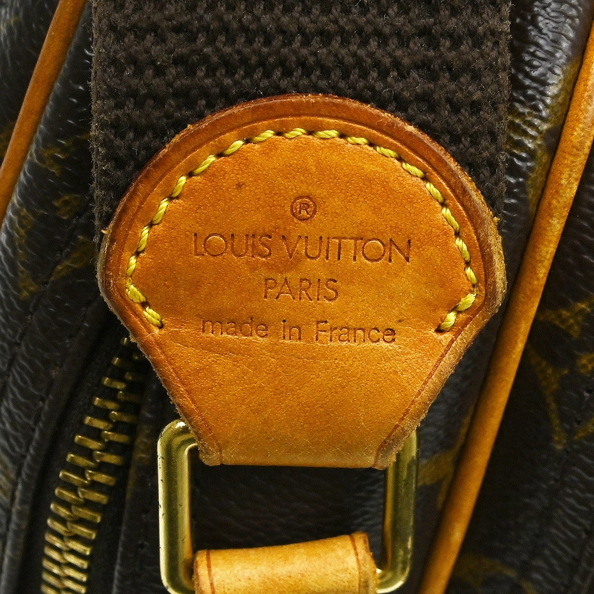 Louis Vuitton Reporter Monogram, Brown, Canvas, Shoulder Bag