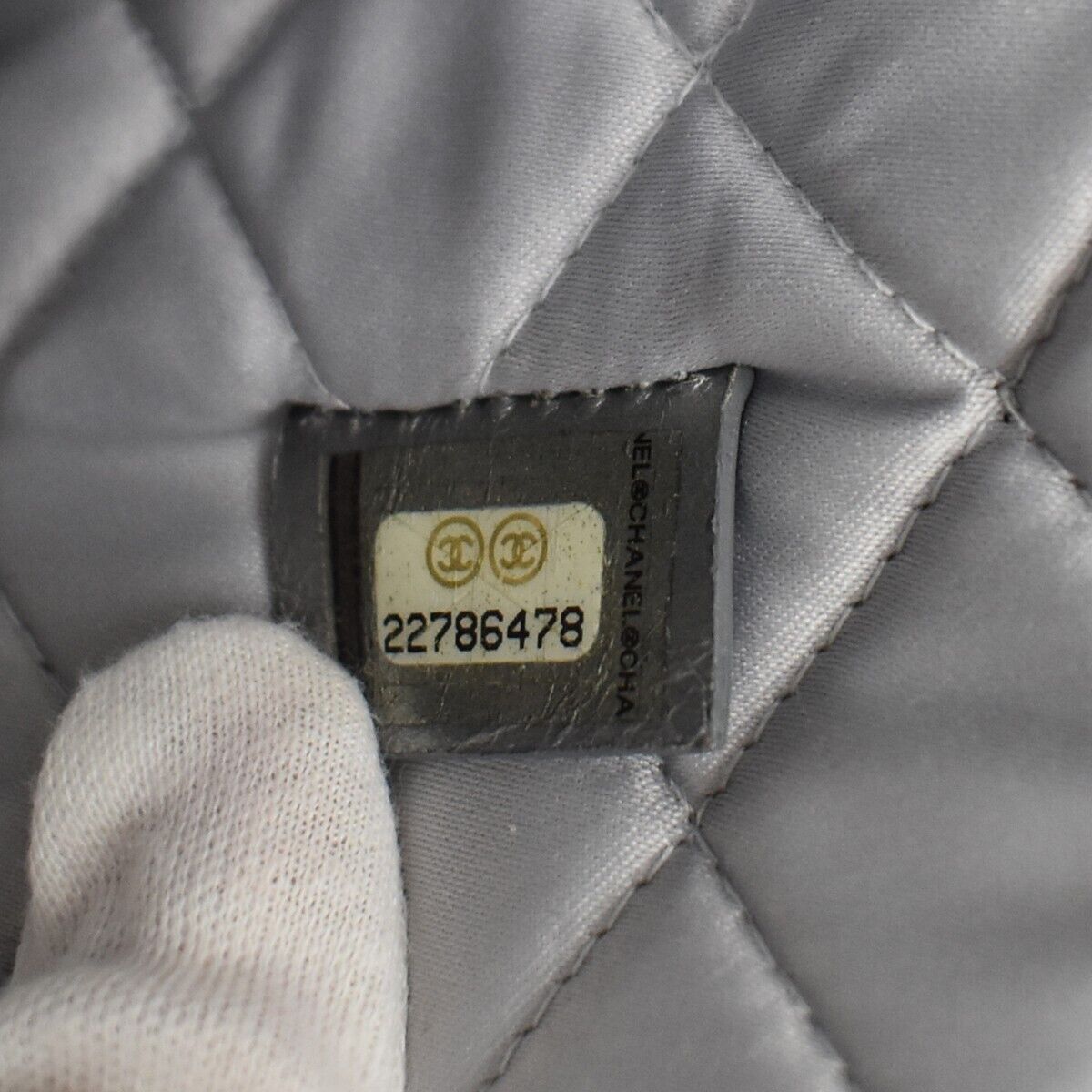 Chanel iPad Pouch Quilted Lambskin, BLACK, LEATHER, Clutche & pouche