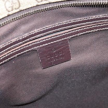 Gucci Zip Top Messenger GG Coated Canvas, Beige, Canvas, Handbag
