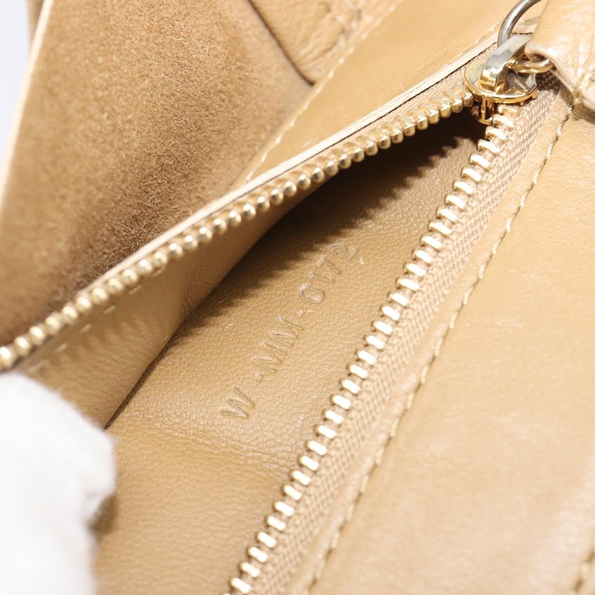 Celine Horizontal Bi-Cabas Leather, Beige, Leather, Tote Bag