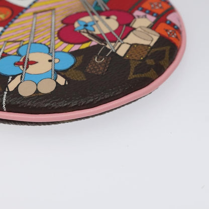 Louis Vuitton Round Coin Purse Limited Edition Vivienne Xmas Monogram Canvas, Multicolour, Canvas, Wallet