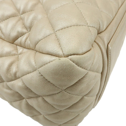 Chanel Coco Cocoon Bowling Quilted Lambskin, Gold, Leather, Handbag