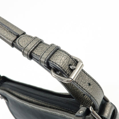 Burberry Shoulder Bag Leather, Black, Nylon, Shoulder Bag