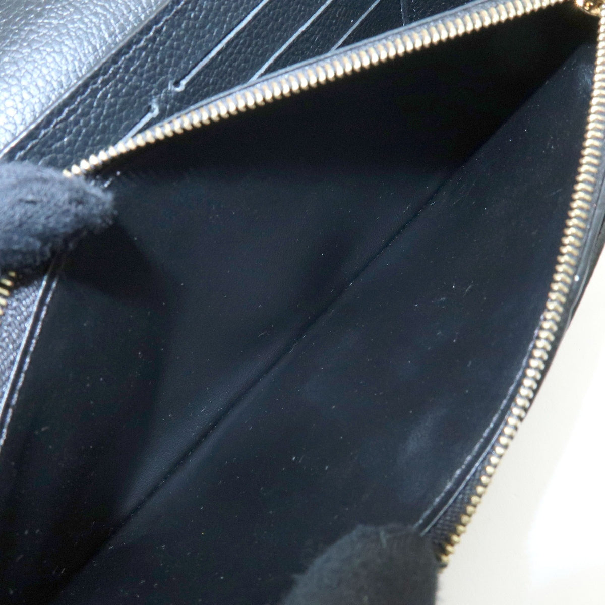 Louis Vuitton Vavin Chain Monogram Empreinte Leather, Black, Leather, Crossbody Bag
